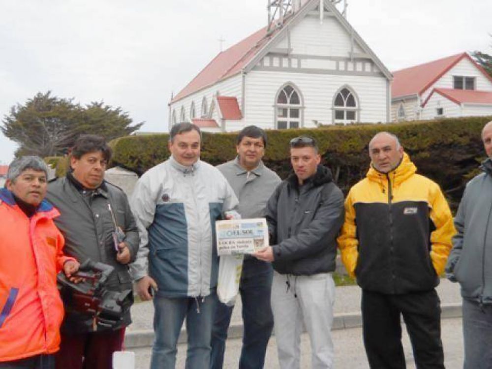 Veteranos de Berazategui recorren las Islas Malvinas