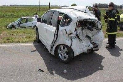 Accidente con varios heridos a 20 km de Necochea sobre ruta 228