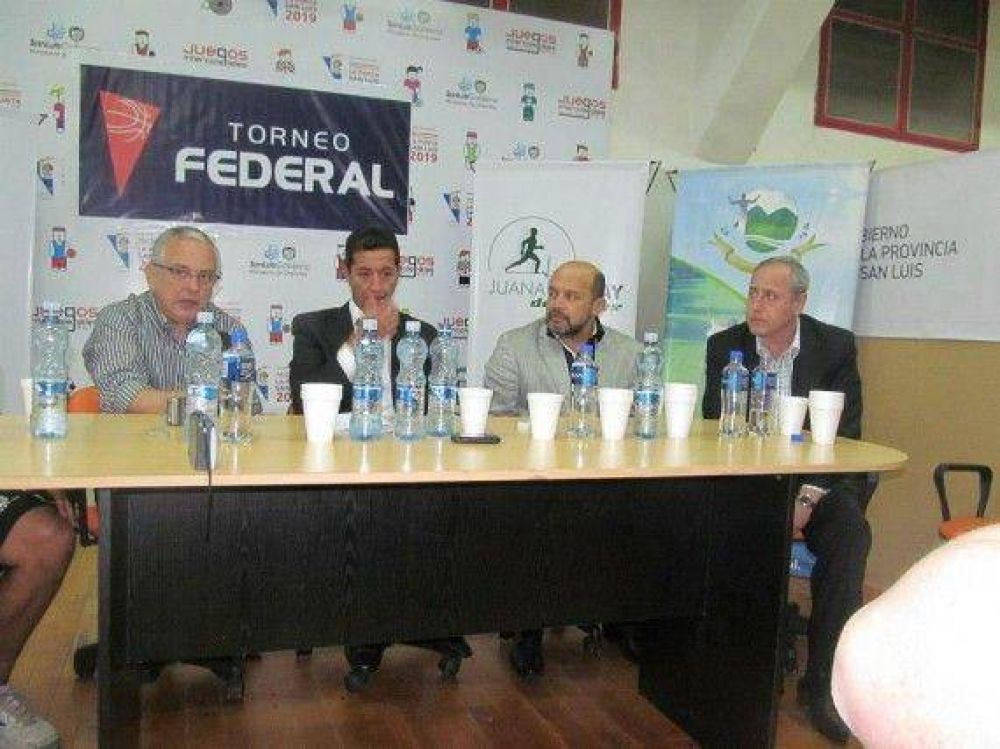 B�squet: Los dirigentes del Torneo Federal pasaron por San Luis