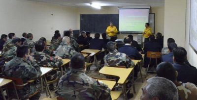 Capacitaci�n sobre Incendios Forestales a Personal Naval