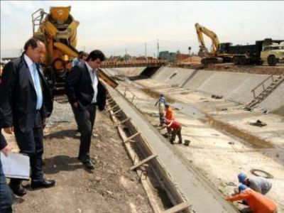 Scioli recorri� obra de gran impacto social