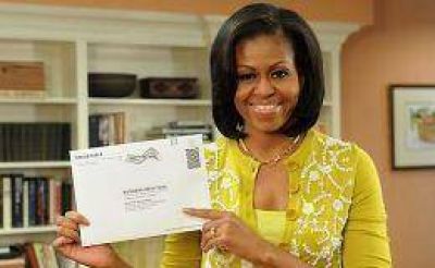 Michelle Obama ya emiti� su voto