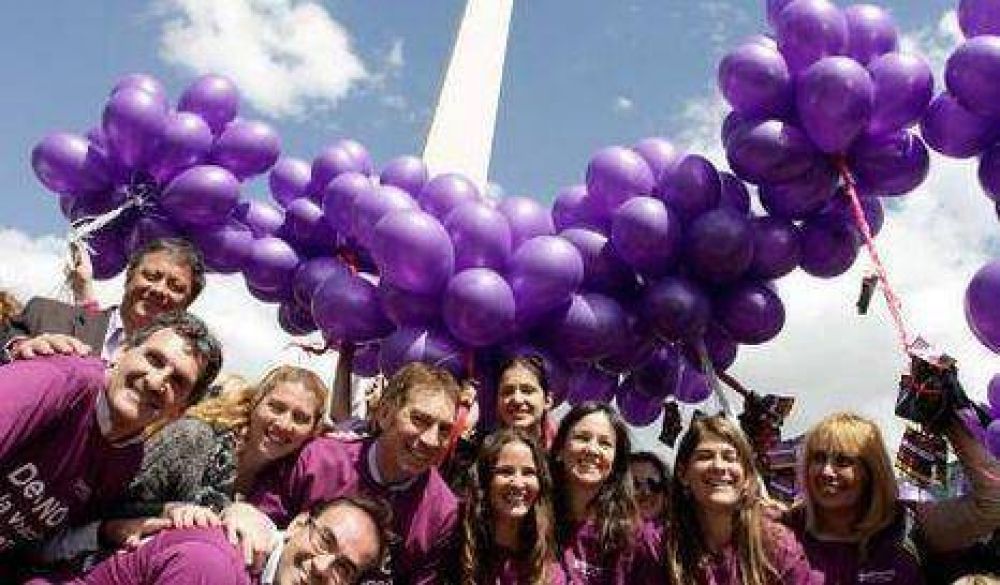 PRO en una suelta de globos contra la trata