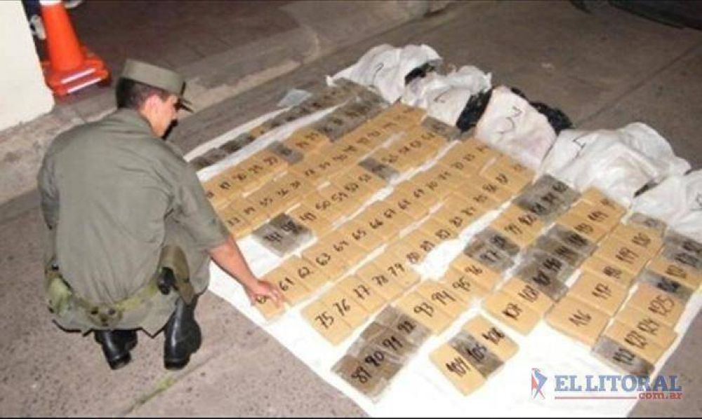 Incautan 97 kilos de marihuana y hay dos hombres detenidos