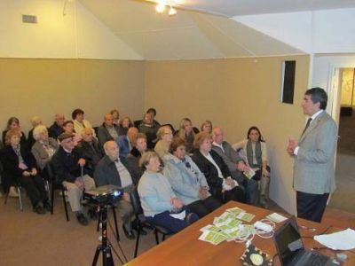 Se hizo una charla sobre seguridad para personas de la 3ra. edad