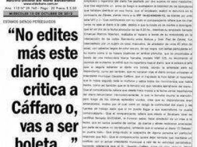 Fopea repudia hostigamientos a la prensa de Z�rate por parte de la intendencia