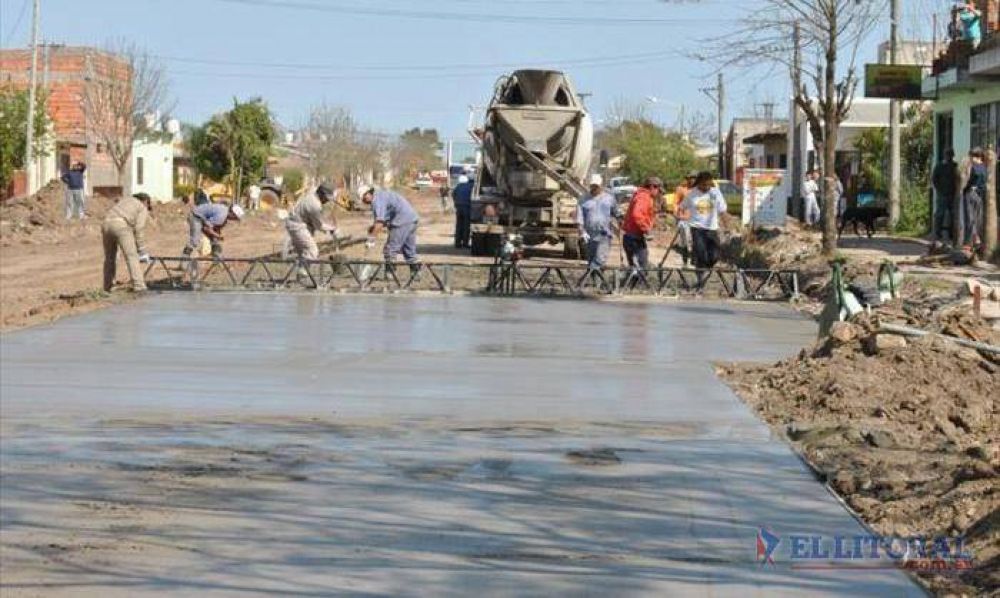 En un mes iniciar�n la pavimentaci�n de 30 cuadras con fondos municipales