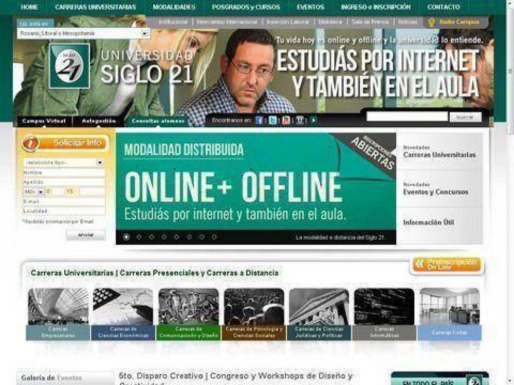 Se afianza en la ciudad la propuesta educativa de la Universidad Siglo 21