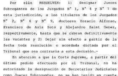 Ley de Medios: reemplazan al juez Ra�l Torti por otro surbrogante hasta que se cubra la vacante