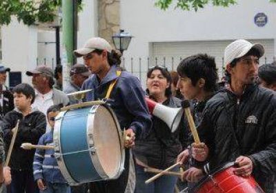 Acampe y reuni�n con el intendente 