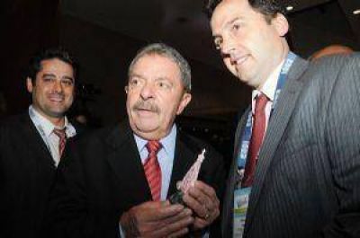 Mera junto a �Lula� Da Silva