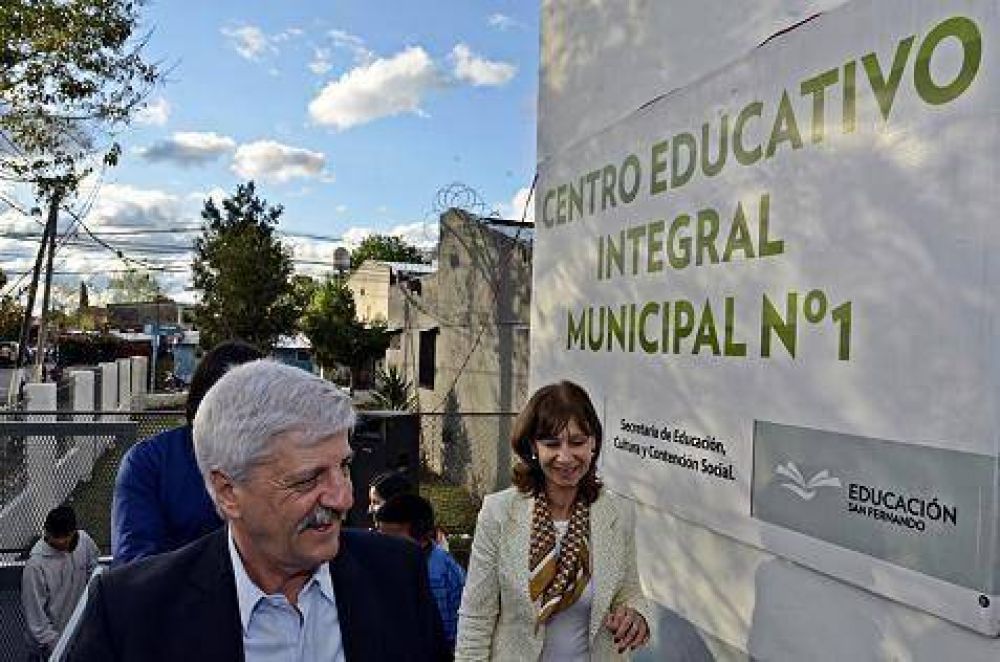 Luis Andreotti reinaugur� el Centro Educativo Integral Municipal N�1