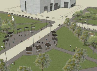As� es la plaza que impulsan los vecinos de Parque Luro en la Canchita de los Bomberos