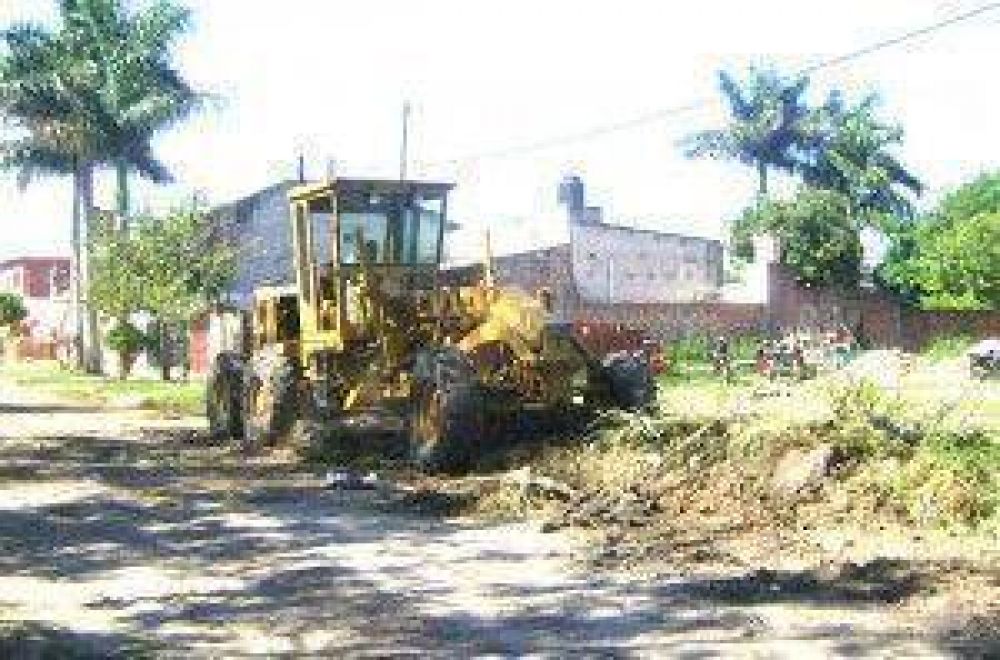 Amplio programa de trabajos en todo el barrio Mariano Moreno
