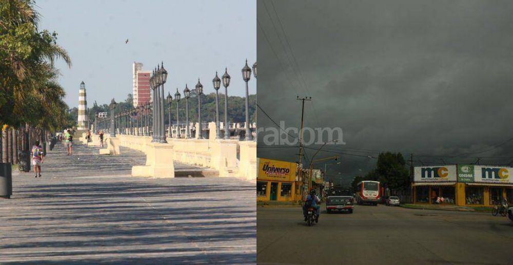 Hoy calor y sol, el finde calor y lluvia