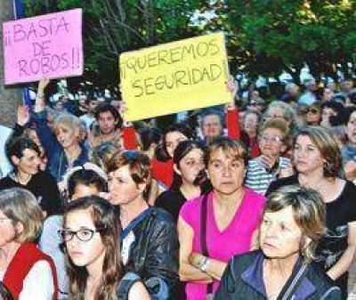 Movilizaci�n en La Emilia reclamando seguridad  