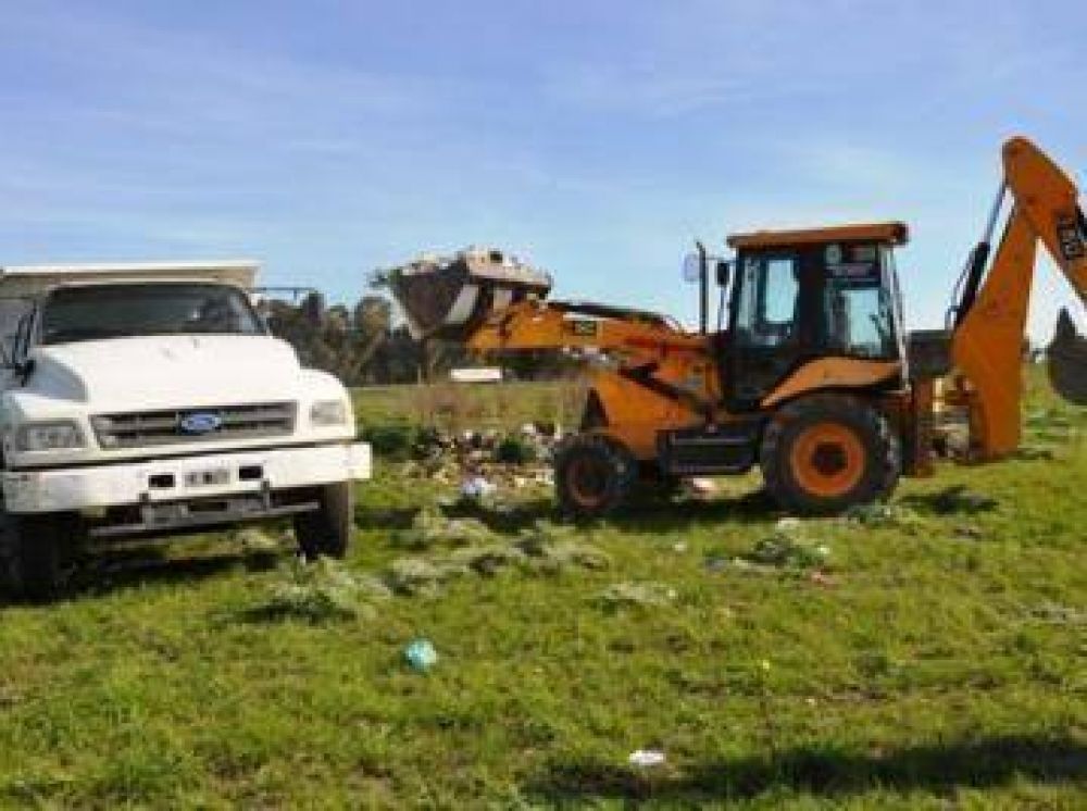 La Comuna trabaj� en la limpieza de basurales clandestinos