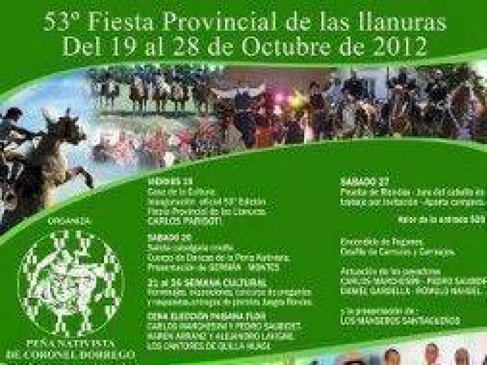 Llega la 53 edicin de la Fiesta Provincial de las Llanuras en Coronel Dorrego