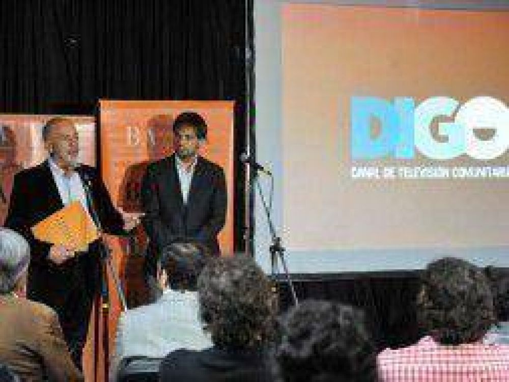Telerman y Courel presentaron Digo, la nueva se�al de televisi�n comunitaria