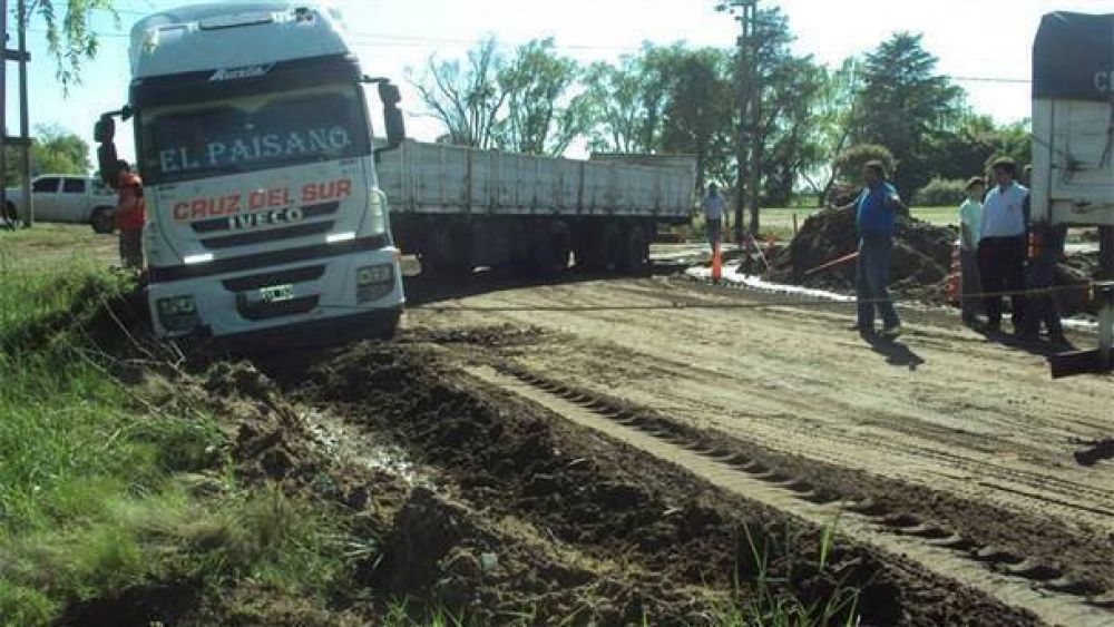 Gran malestar de los camioneros