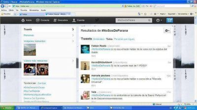 Paran�, entre los temas m�s populares de Twitter