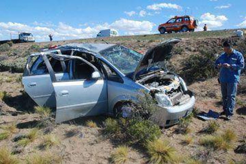 En un vuelco sobre Ruta 3 pierde la vida nena de 7 a�os