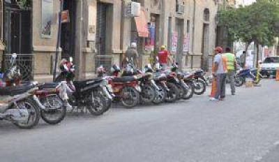 Habilitar�n estacionamientos de motos en el casco c�ntrico