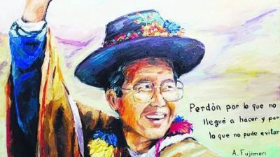 Un autorretrato de Fujimori desata una pol�mica en Per�