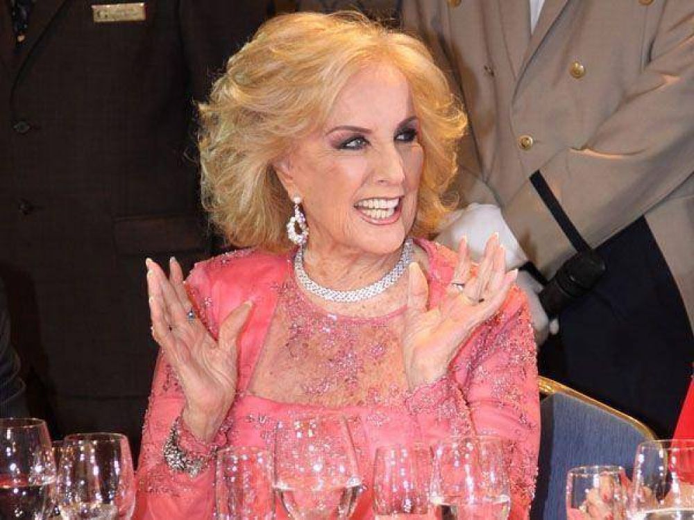 Mirtha Legrand, sobre los cacerolazos: "Me parece que el 8 va a ir mucha gente"