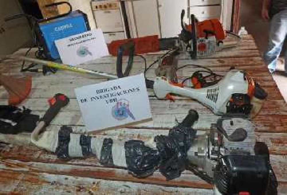 La Brigada de Investigaciones recupero herramientas valuadas en 20 mil pesos	