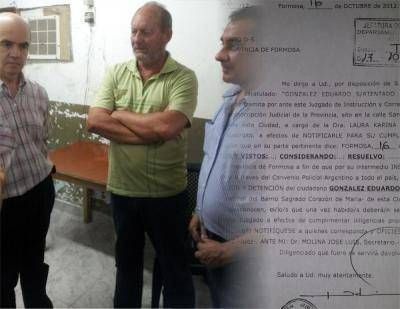 Gildo Insfr�n criminaliz� la protesta: lo hizo detener al empresario Eduardo Gonz�lez por acompa�ar los reclamos de agua de su barrio