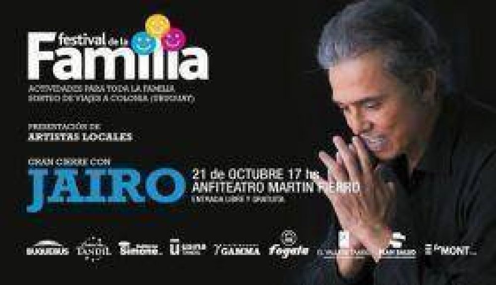 Jairo se presenta hoy en Tandil con entrada libre y gratuita