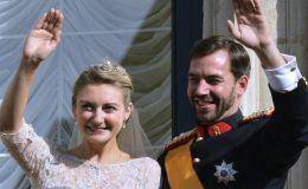 Glamour en la boda del pr�ncipe heredero de Luxemburgo