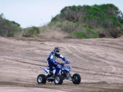 Malestar por la construcci�n de pista de motos en Claromec�