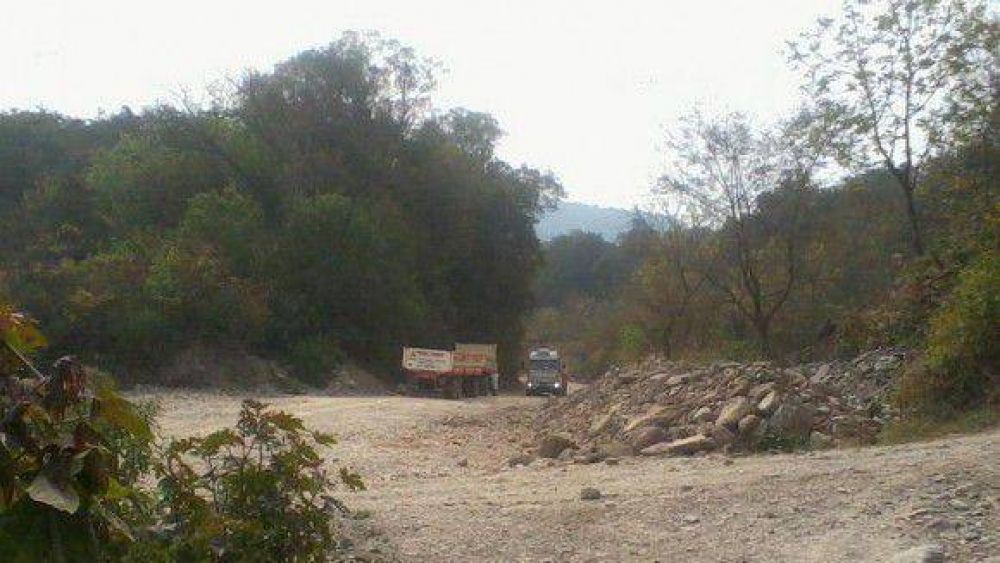  Tensin por un informe sobre la extraccin de ridos en el ro Muerto