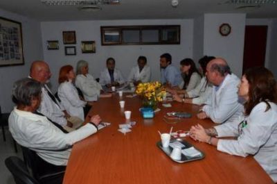 La Direcci�n Municipal de VIH/SIDA se reuni� con los directivos del Hospital de San Fernando para delinear trabajos en conjunto