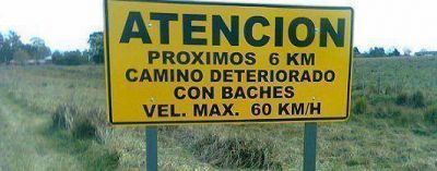 La "Judicializaci�n" del estado de las rutas hace florecer ins�litos paisajes