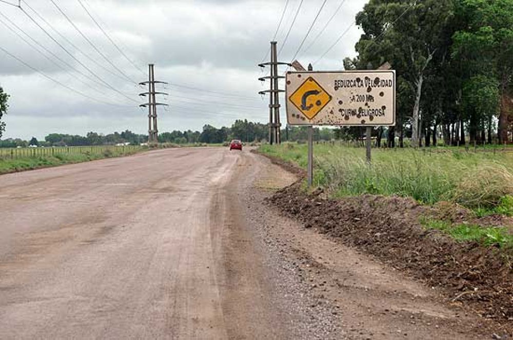 El mal estado de la ruta 51 ya provoc� accidentes cerca del acceso a L�Amal�