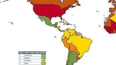Las poblaciones de Costa Rica, Vietnam y Colombia son las m�s felices
