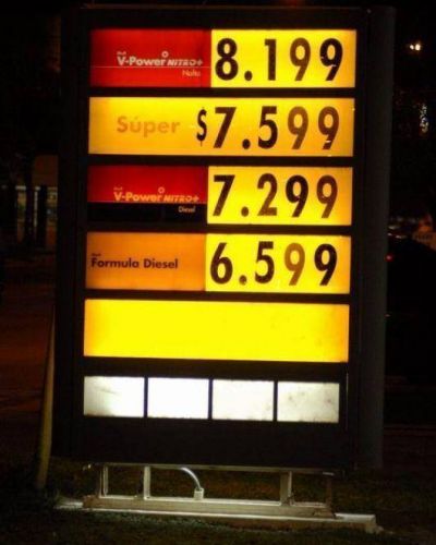 Efecto YPF: Shell �retoc� sus surtidores; las dem�s, expectantes