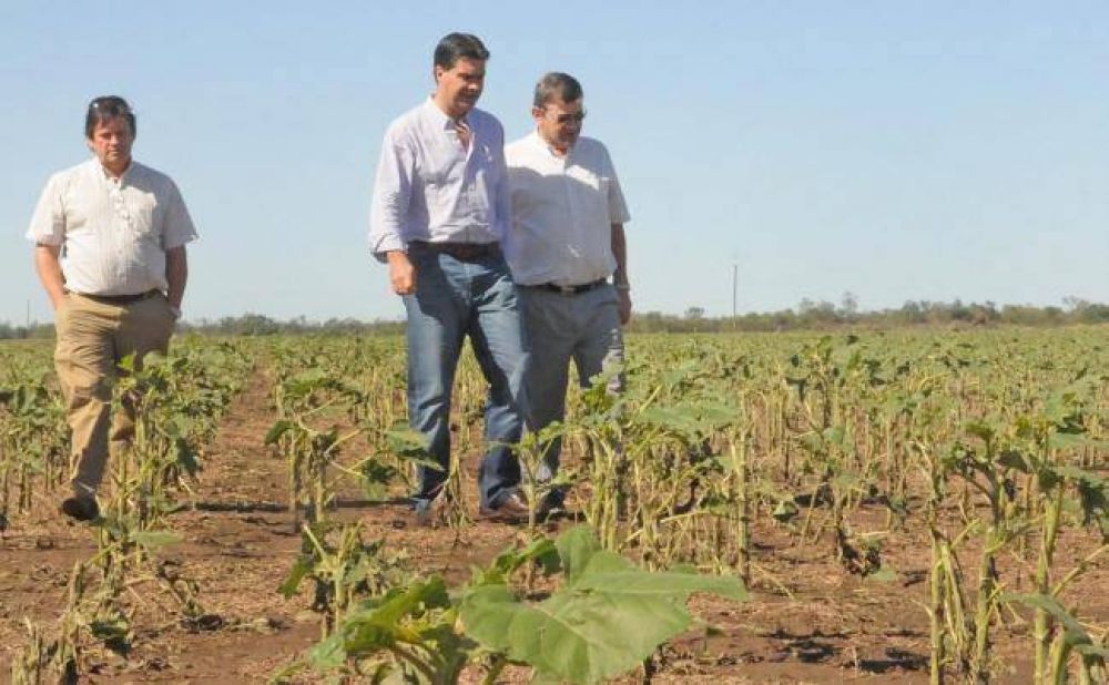 Capitanich recorri� los campos afectados por las �ltimas tormentas