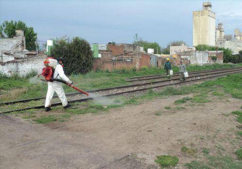 Nuevamente vecinos denuncian la aplicaci�n de glifosato para desmalezar en las v�as