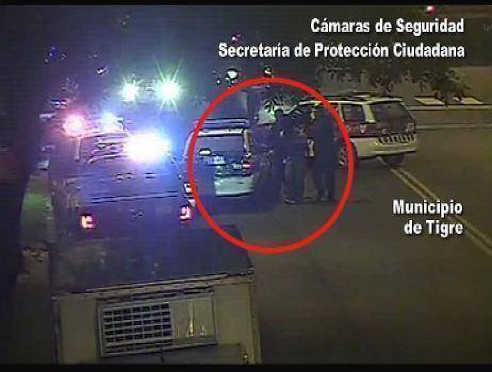 Un menor secuestr�, huy� y cay� filmado por las c�maras de Tigre