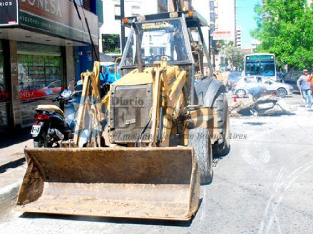 Intenso trabajo en la zona c�ntrica