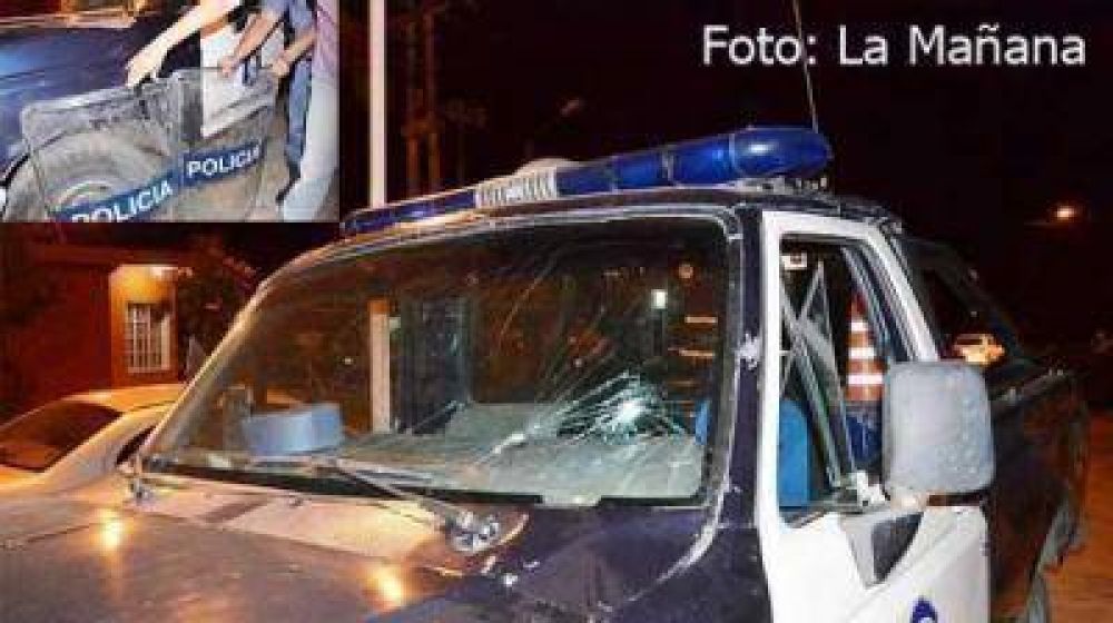 Ocho detenidos por los incidentes entre la hinchada de Patria y la Polic�a en el barrio Guadalupe