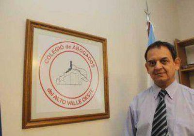El Colegio de Abogados del Alto Valle Oeste elegir� ma�ana a sus autoridades