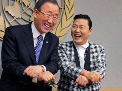 Ban Ki-moon baila al ritmo del "Gangnam Style"