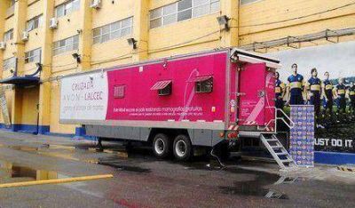 El m�vil de LALCEC realizar� mamograf�as gratis en Tigre