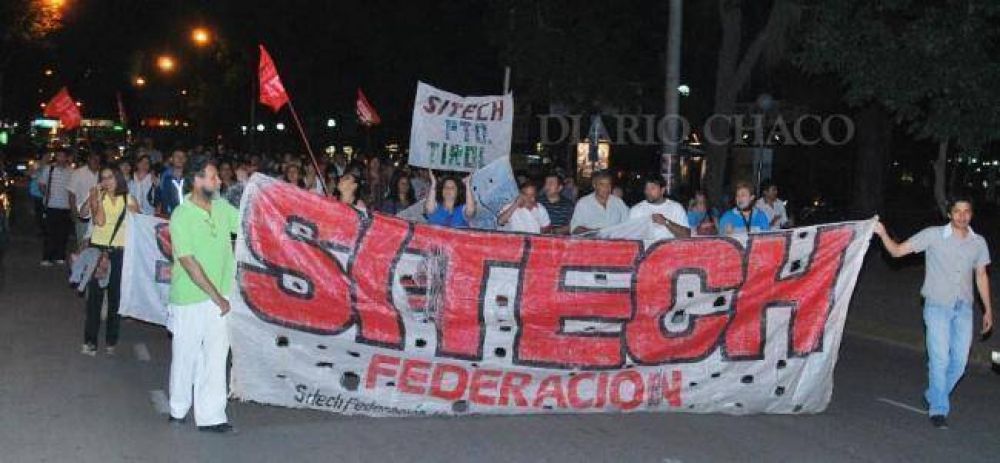 Marcha de SITECH Federaci�n: "El gobernador no puede limitarse a decir que no hay fondos"