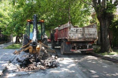 Almirante Brown: por obras reducen la calzada en varias calles